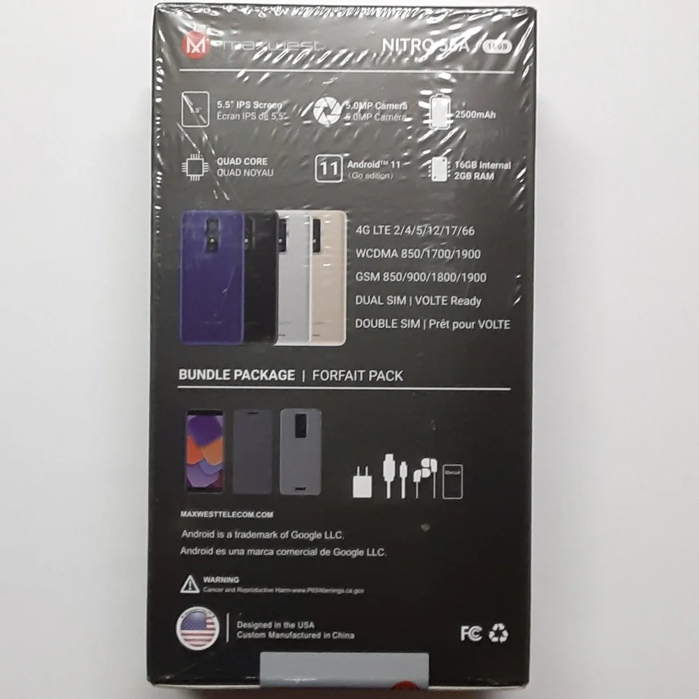 MAXWEST NITRO 55A BLACK Double SIM Phone
